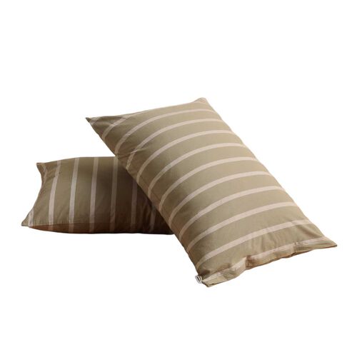 HOMMEY. Pillowcase Pair Sage Stone